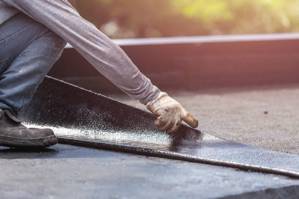Professional Waterproofing technician working in Glencoe, MN